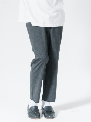 Parallels Chopped Chino  - Dark Charcoal