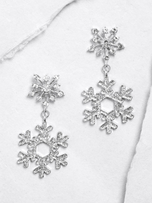 Pretty As A Snowflake Earrings