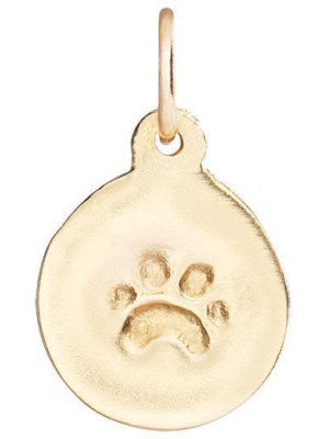 Helen Ficalora Disk Charm Small Paw Print