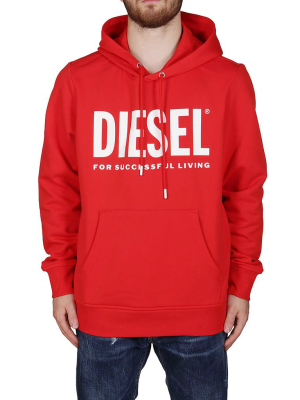 Diesel Logo Printed Hoodie