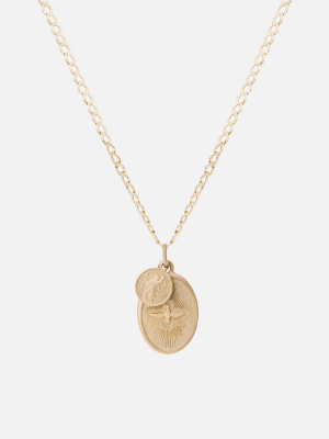 Dove Necklace, Gold