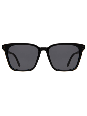 Illesteva Asheville Black W/ Grey Lenses