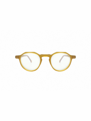 Lesca Icon Round Frame Glasses