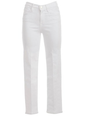 Frame Straight-leg Cropped Jeans