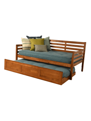 Yorkville Trundle Daybed Barbados/aqua - Dual Comfort