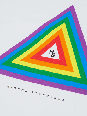 Higher Standards Pride Concentric Triangle Tee