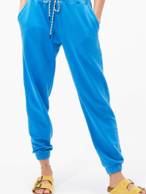 Franky French Terry 7/8 Sweatpant - Persian Blue