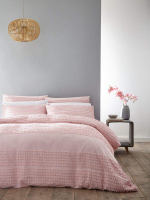 Malmo King Duvet Set In Blush 230x220cm