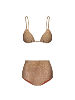 Horse Skin Hot Pants Bikini