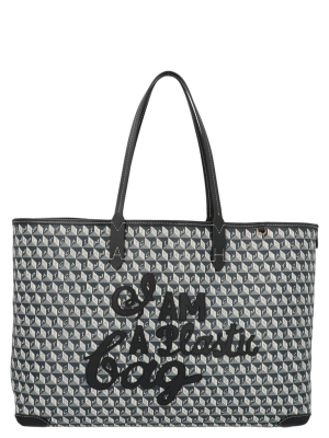 Anya Hindmarch I Am A Plastic Bag Motif Tote Bag