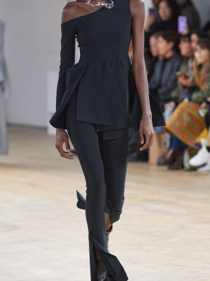 Asymmetric One-shoulder Cady Top