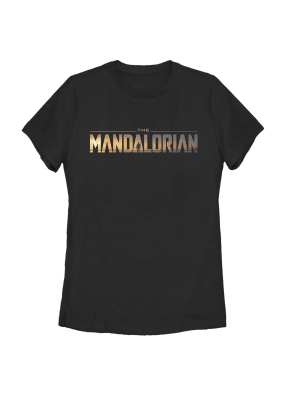 Women's Star Wars The Mandalorian Silhouette Logo T-shirt