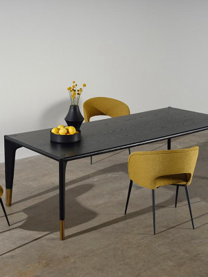 Nuevo Quattro Dining Table - Onyx