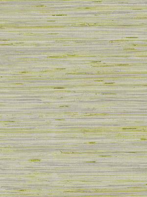 Lustrous Faux Grasscloth Wallpaper In Pale Green By York Wallcoverings