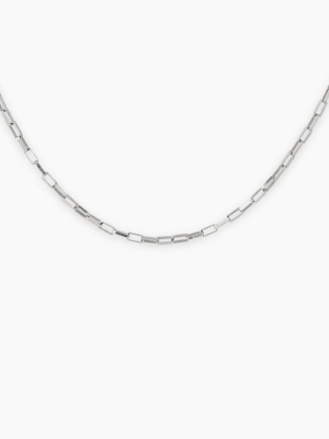 Silver Electric Chain Long