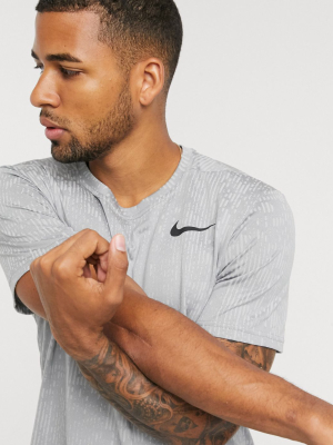 Nike Training Superset T-shirt In Gray