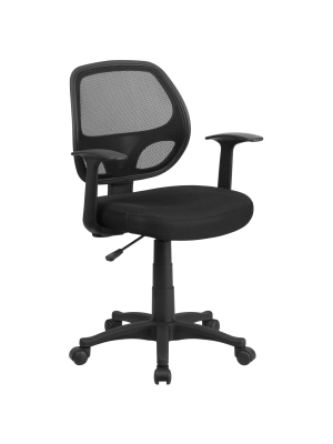 Mid-back Mesh Computer Chair Black - Belnick