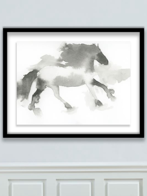 The Arts Capsule Framed Print - Stallion