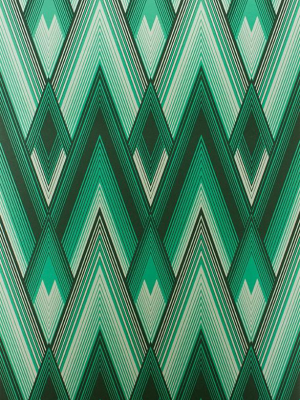 Astoria Wallpaper In Malachite And Teal From The Fantasque Collection By Osborne & Little