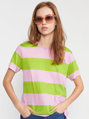 Printed Stripes Tee