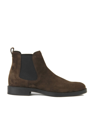 Tod's Round Toe Ankle Boots