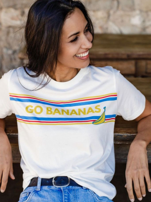 Maggie T-shirt - Off-white, Go Bananas