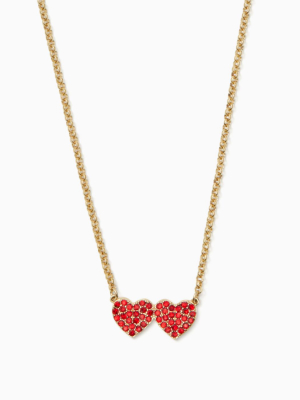 Yours Truly Pave Heart Mini Pendant