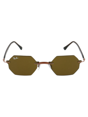 Ray-ban Rb8061 Octagonal Frame Sunglasses