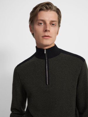 Canyon Quarter-zip Sweater In Cashmere