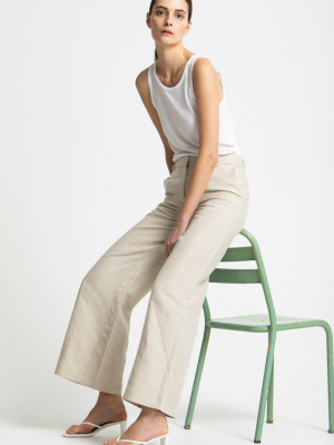 Mindy Linen Pants - Sand