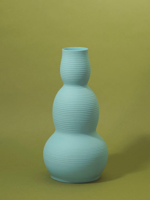 Cold Mountain Porcelain Gourd Vase