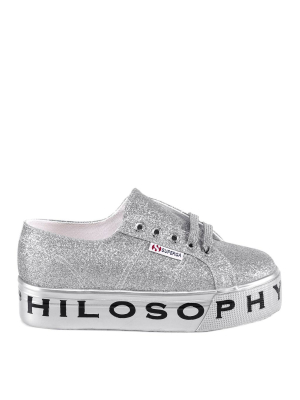 Philosophy Di Lorenzo Serafini X Superga Glitter Flatform Sneakers