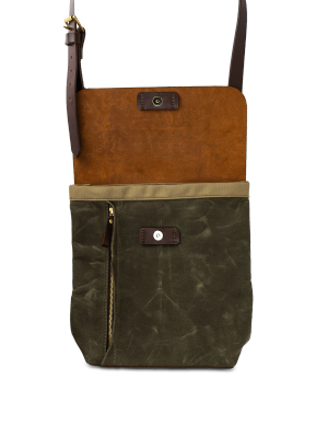 Brown Courier Satchel