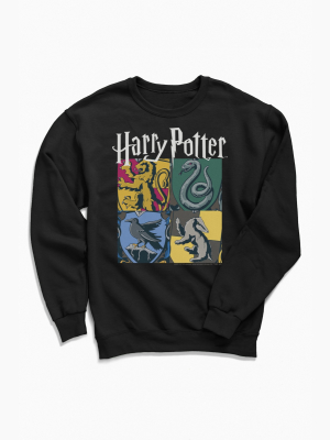 Harry Potter Hogwarts Houses Crew Neck Sweatshirt