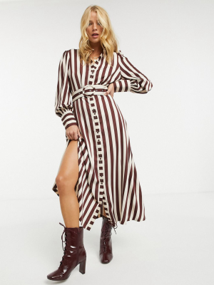 Y.a.s Shirt Dress In Stripe