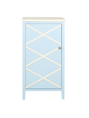 Zara Storage Cabinet Light Blue - Safavieh