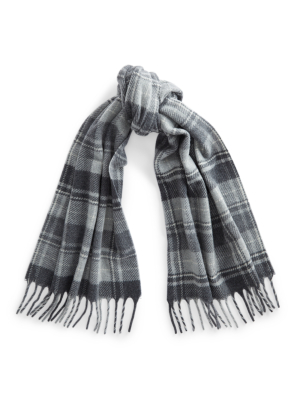 Tartan Wool-blend Scarf