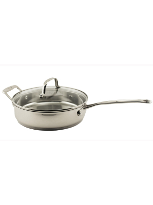 Berghoff Earthchef 10" 18/10 Stainless Steel Covered Deep Skillet