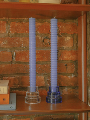 Terrace Candle Holder In Blue