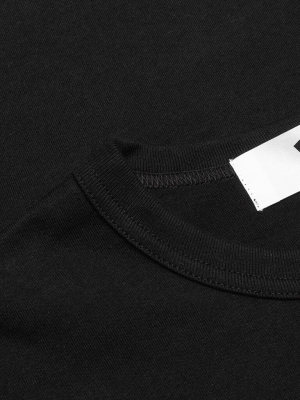 Comme Des Garcons Play Black Emblem Long Sleeve T-shirt - Black