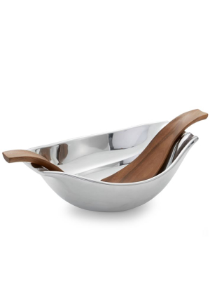 Drift Salad Bowl & Servers