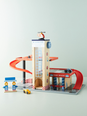 Blue Bird Service Station Play Set