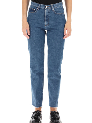 A.p.c. High-rise Tapered Jeans