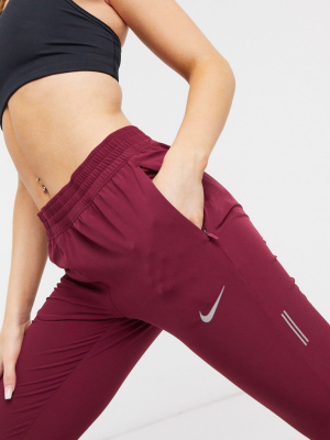 Nike Running Sweatpants In Burgundy