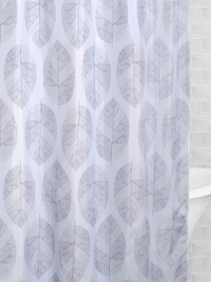 The Modern Leaf Shower Curtain