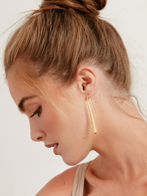 Textured Pia Threader Earrings