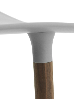 Form Counter Stool - Wood Legs