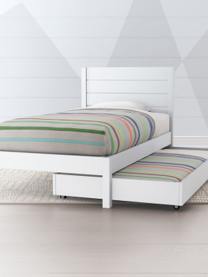 Parke White Trundle Bed