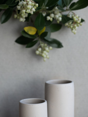 Simple Cylinder Vase-sand