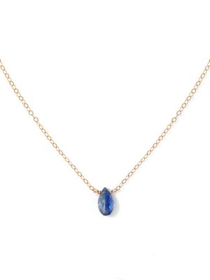 Short Gemstone Necklace - Kyanite